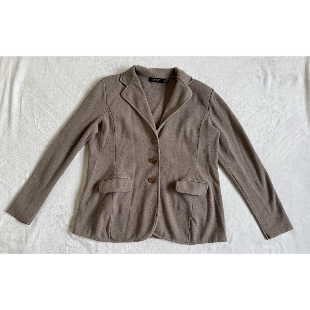 Ralph Lauren Sweater-knit Blazer Women’s Size M